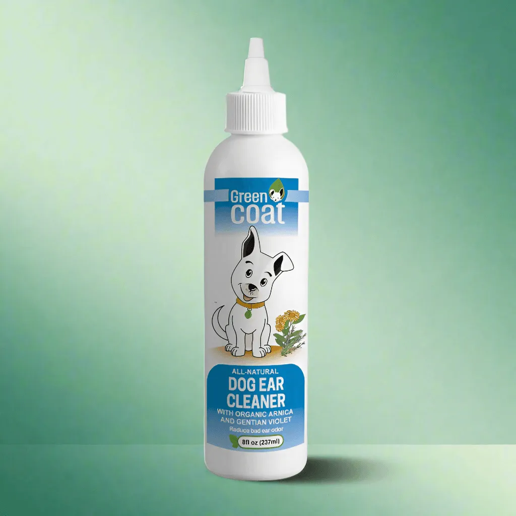🌿 Green Paws Natural Ear Cleaner – Soothe & Protect 🐾