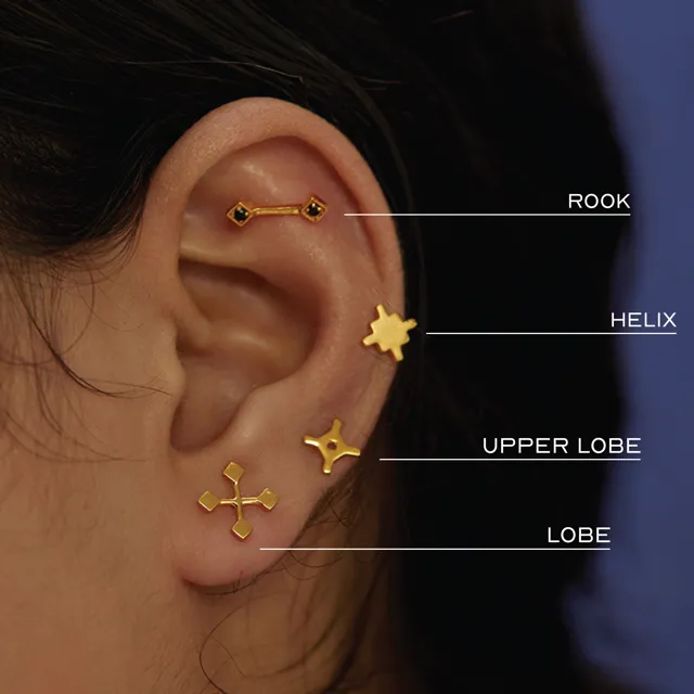 03 Butti Geometric Studs