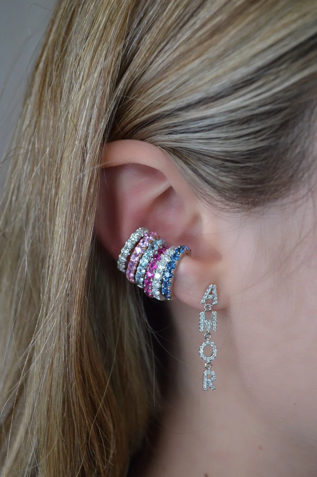 0.50ct Tanzanite 18K Gold Ear cuff