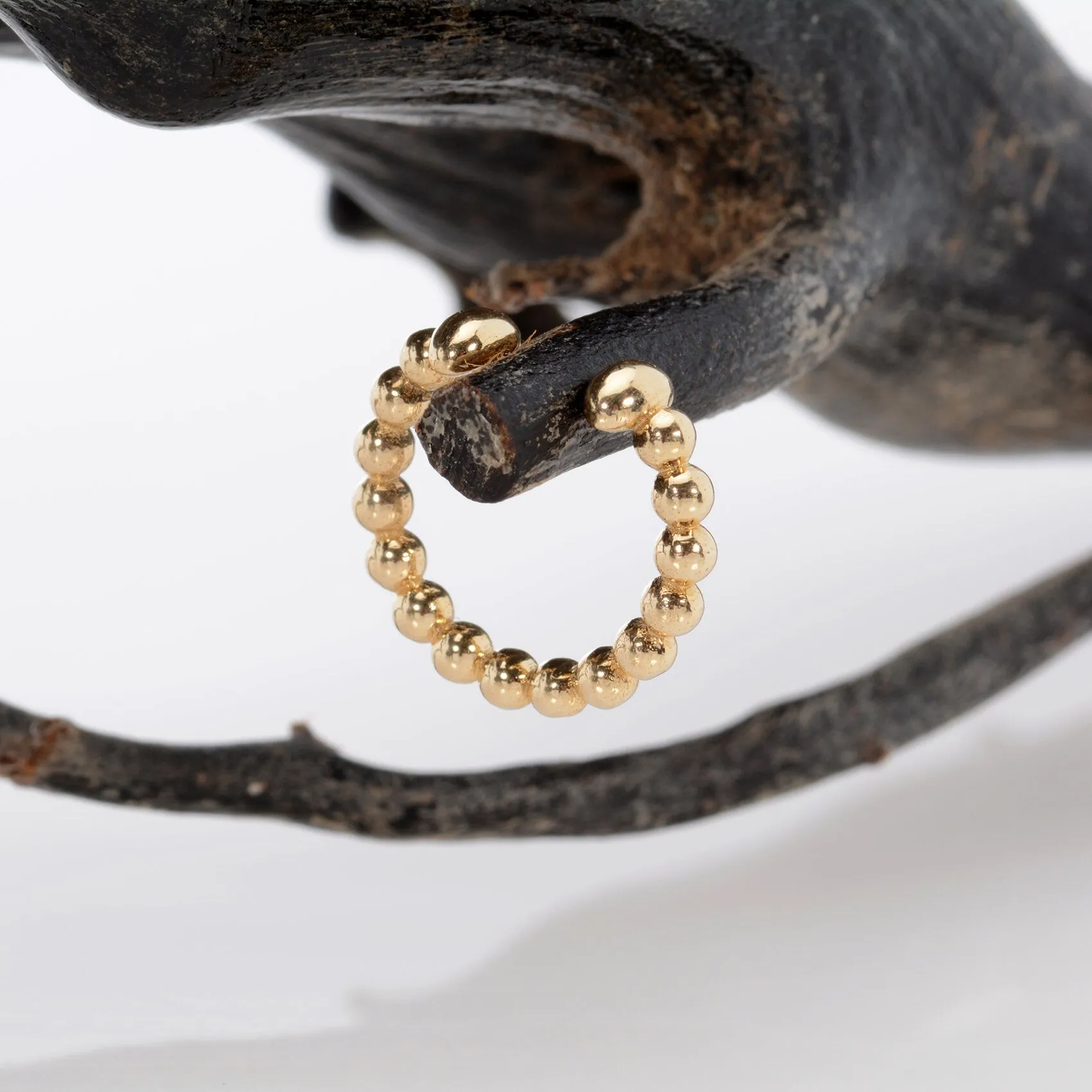 14k Gold Ear Cuff No Piercing