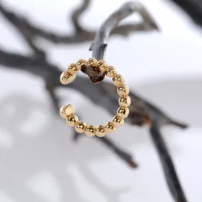 14k Gold Ear Cuff No Piercing