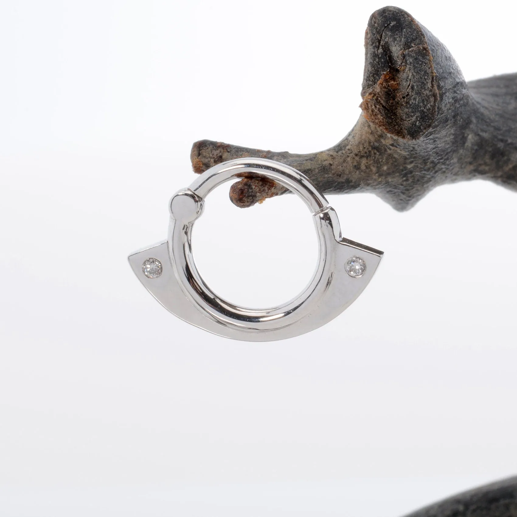 14k Gold Geometric Piercing