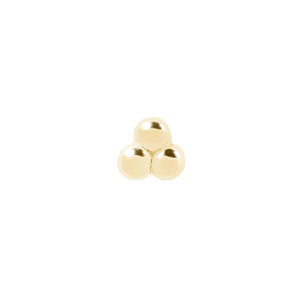 3 Bead Cluster - Threadless End