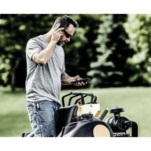 3M™ 076308-91326 Wireless Hearing Protector With Bluetooth® Technology, 24 dB NRR, Black Ear Cup, Black/Yellow Headband