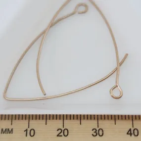 41mm Ear Wires (2) - Rose Gold