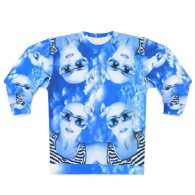 Adrenaline-Fueled Skydiver Sweatshirt: Vintage-Inspired Abstract Design