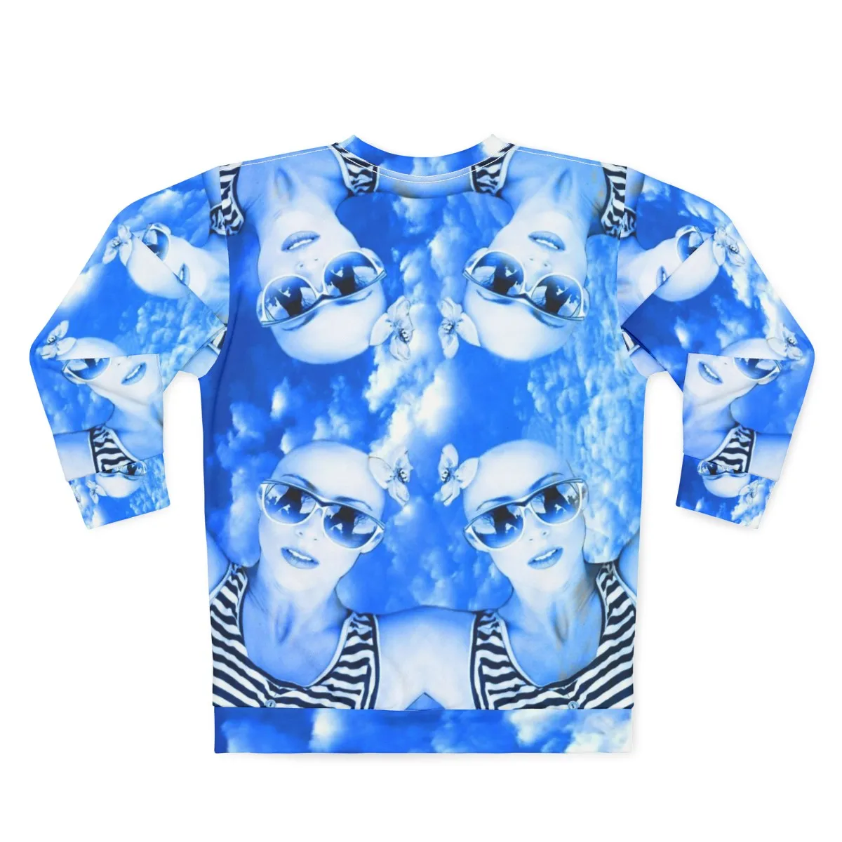 Adrenaline-Fueled Skydiver Sweatshirt: Vintage-Inspired Abstract Design