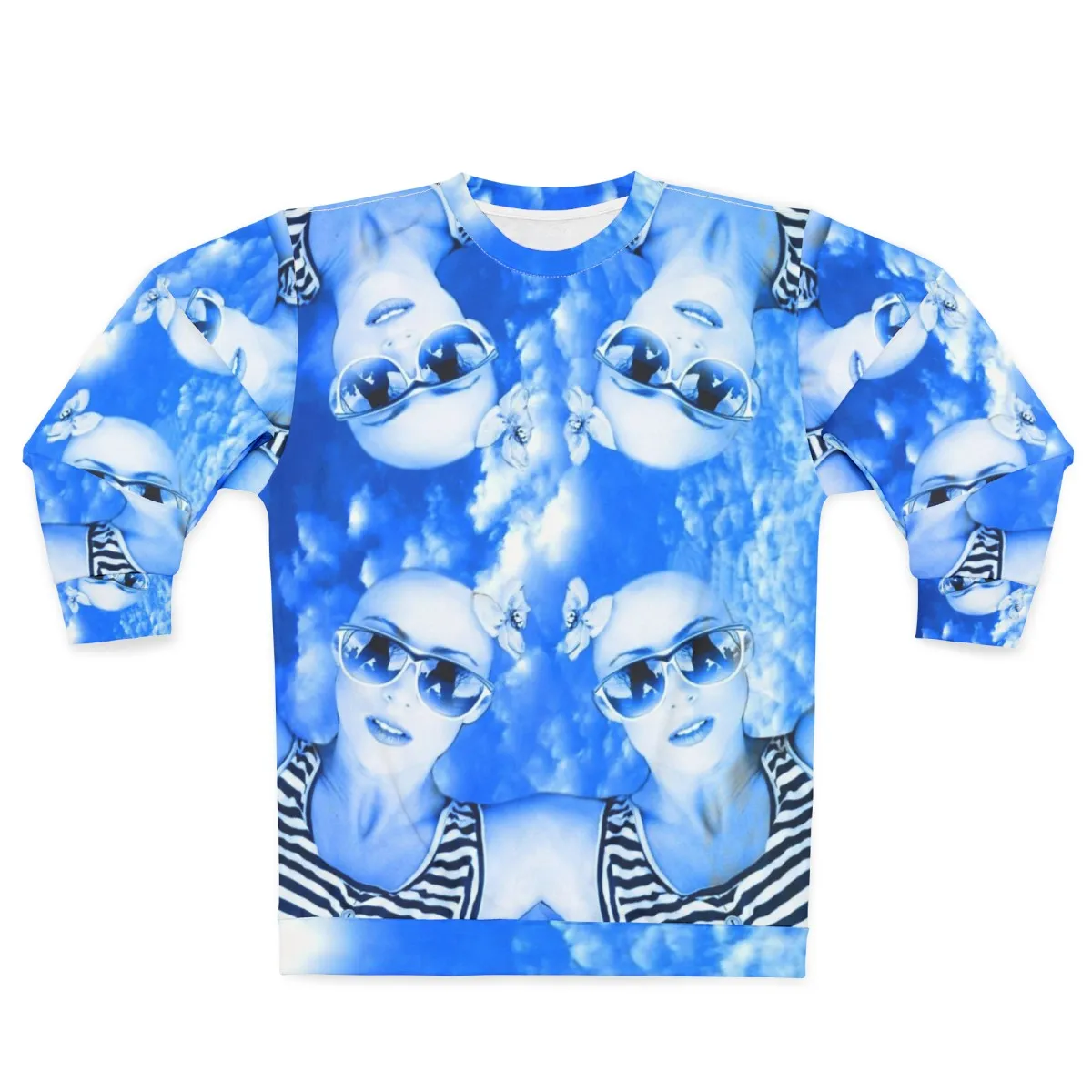 Adrenaline-Fueled Skydiver Sweatshirt: Vintage-Inspired Abstract Design
