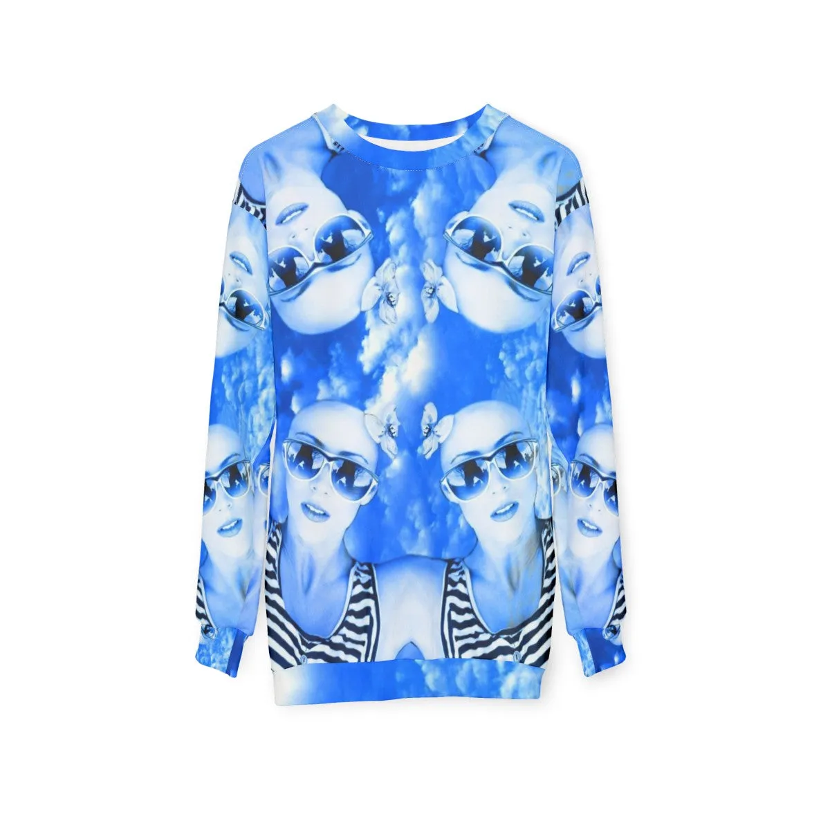 Adrenaline-Fueled Skydiver Sweatshirt: Vintage-Inspired Abstract Design