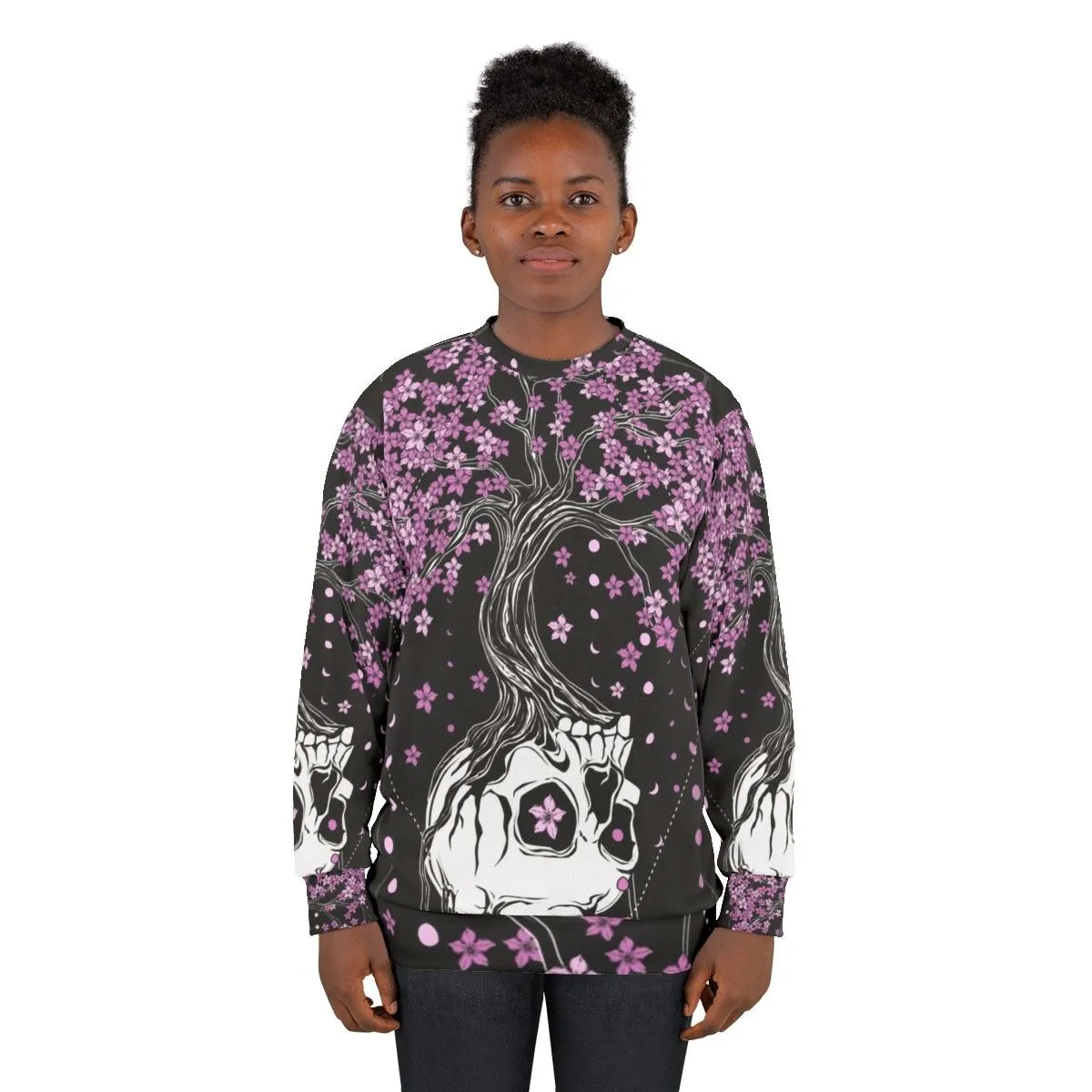 Afterlife Skull Sweatshirt - Goth Dark Art by Von Kowen