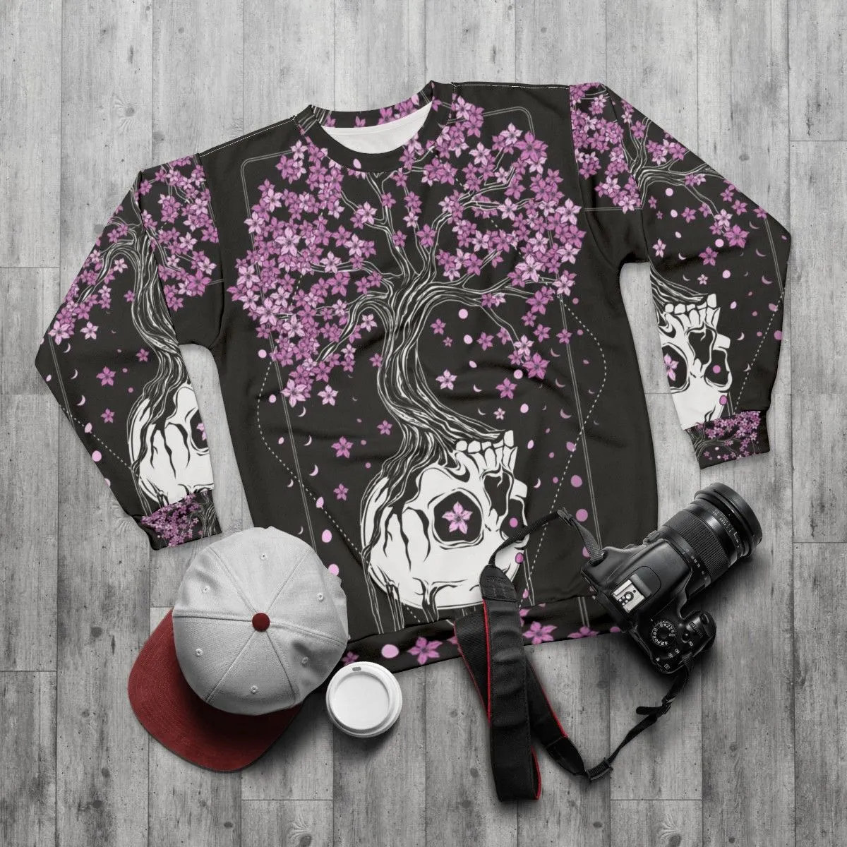 Afterlife Skull Sweatshirt - Goth Dark Art by Von Kowen