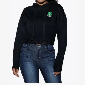 AKA PRETTY & PROPER CROP SWEATER HOODIE