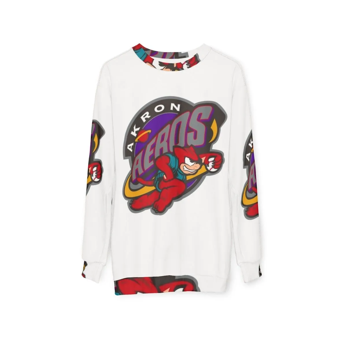 Akron Aeros Baseball Team Sweatshirt with Logo