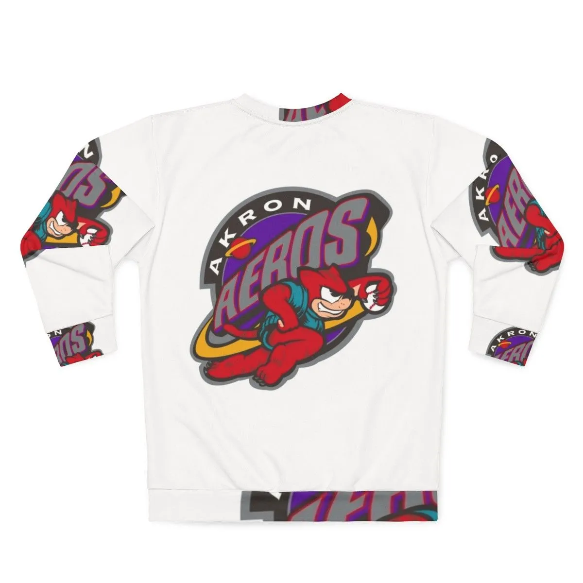 Akron Aeros Baseball Team Sweatshirt with Logo