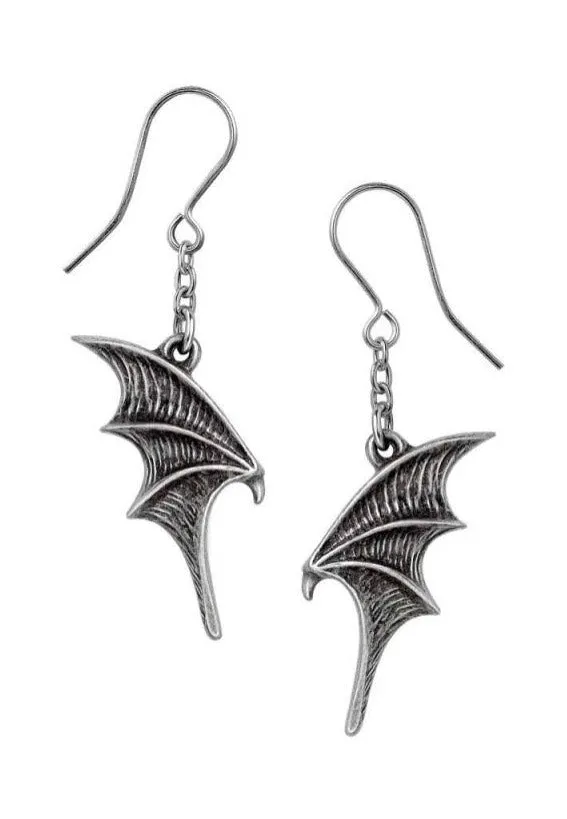 Alchemy England - A Night With Goethe Droppers Silver - Earrings