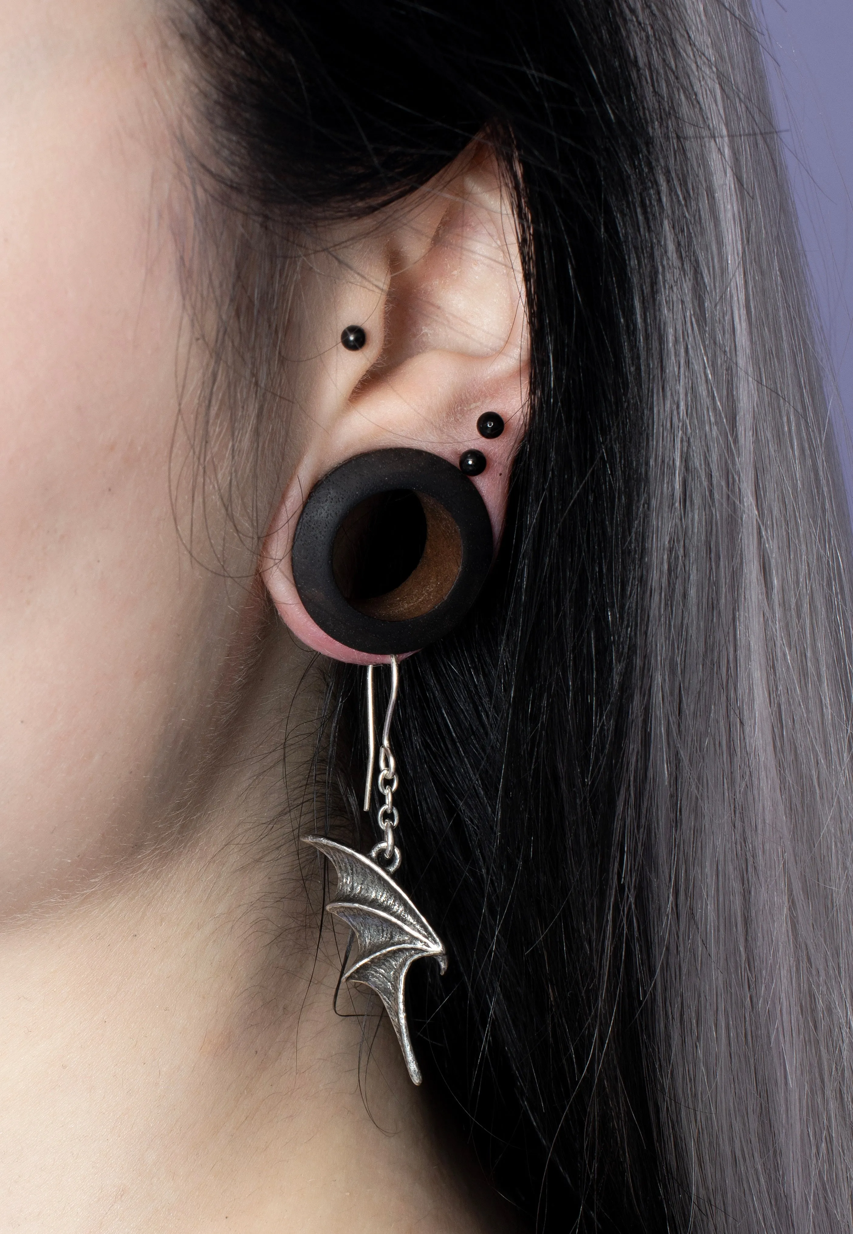 Alchemy England - A Night With Goethe Droppers Silver - Earrings