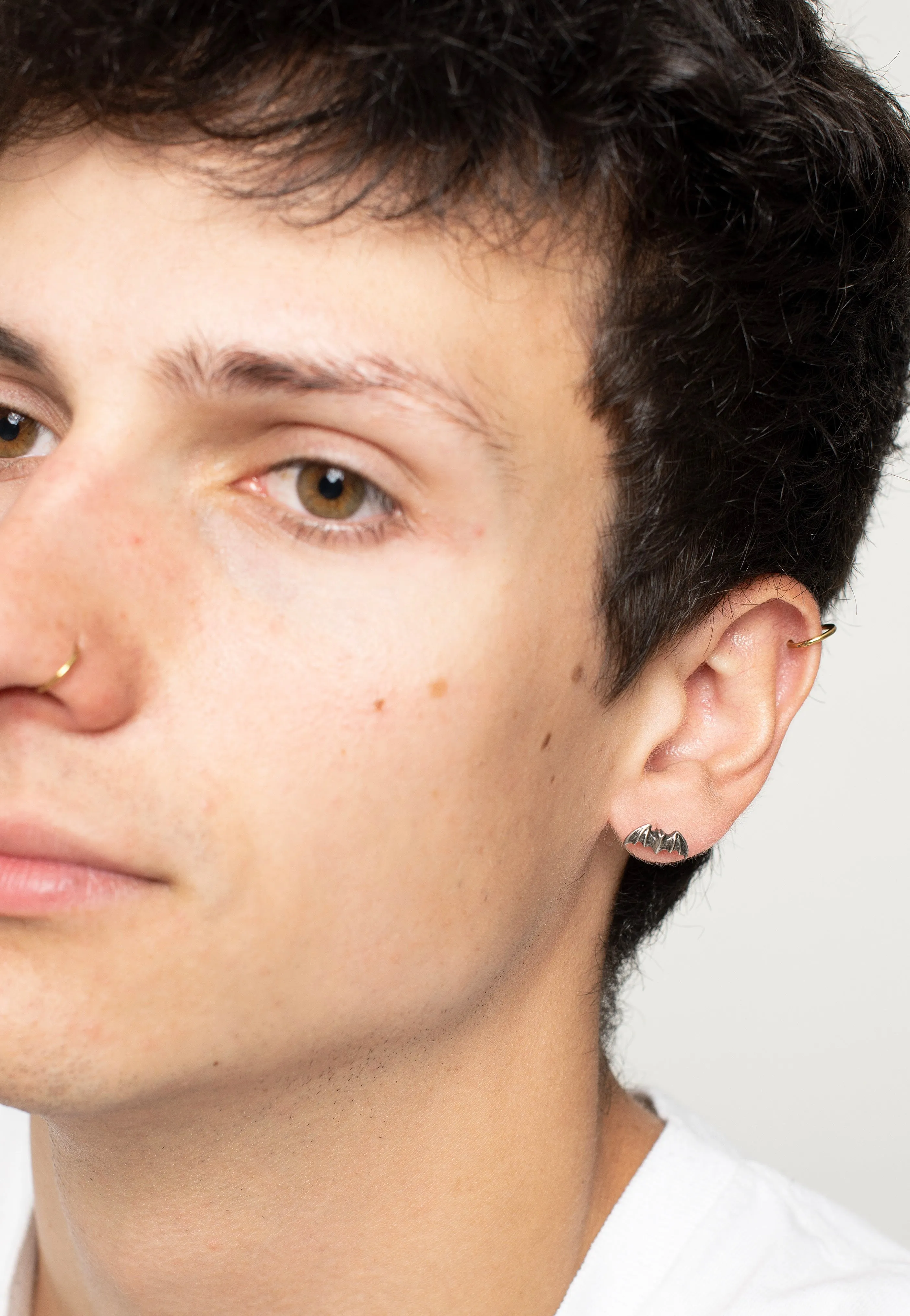 Alchemy England - Bat Studs Silver - Earrings