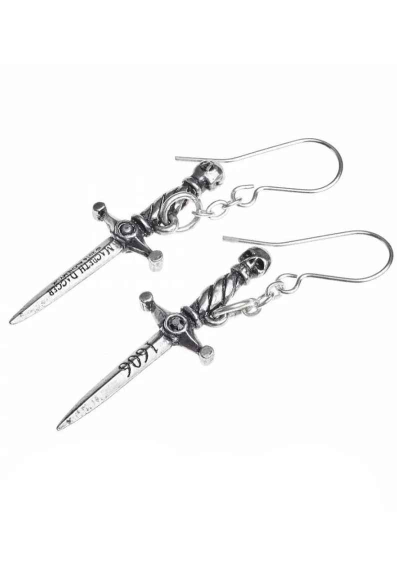Alchemy England - Hand Of Macbeth Silver - Earrings