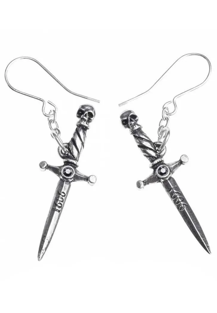 Alchemy England - Hand Of Macbeth Silver - Earrings