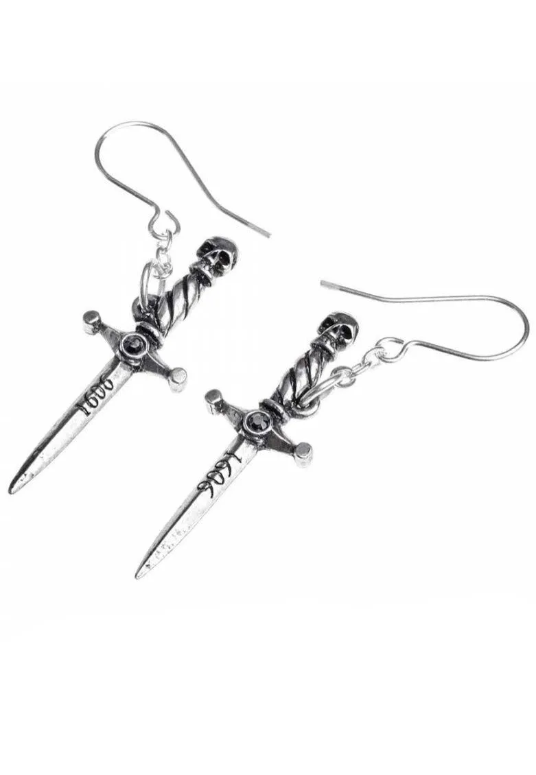 Alchemy England - Hand Of Macbeth Silver - Earrings