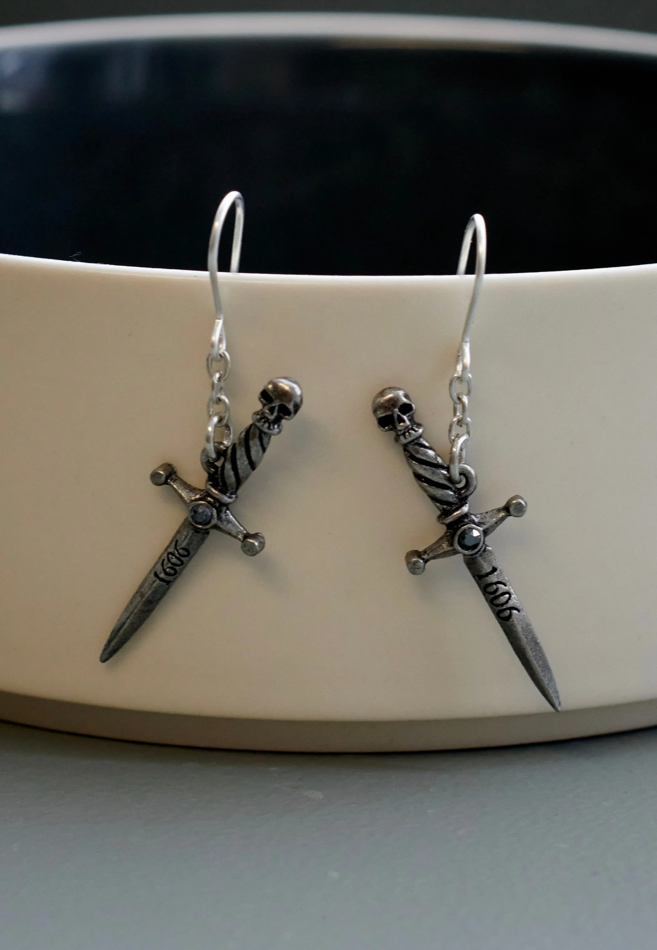 Alchemy England - Hand Of Macbeth Silver - Earrings