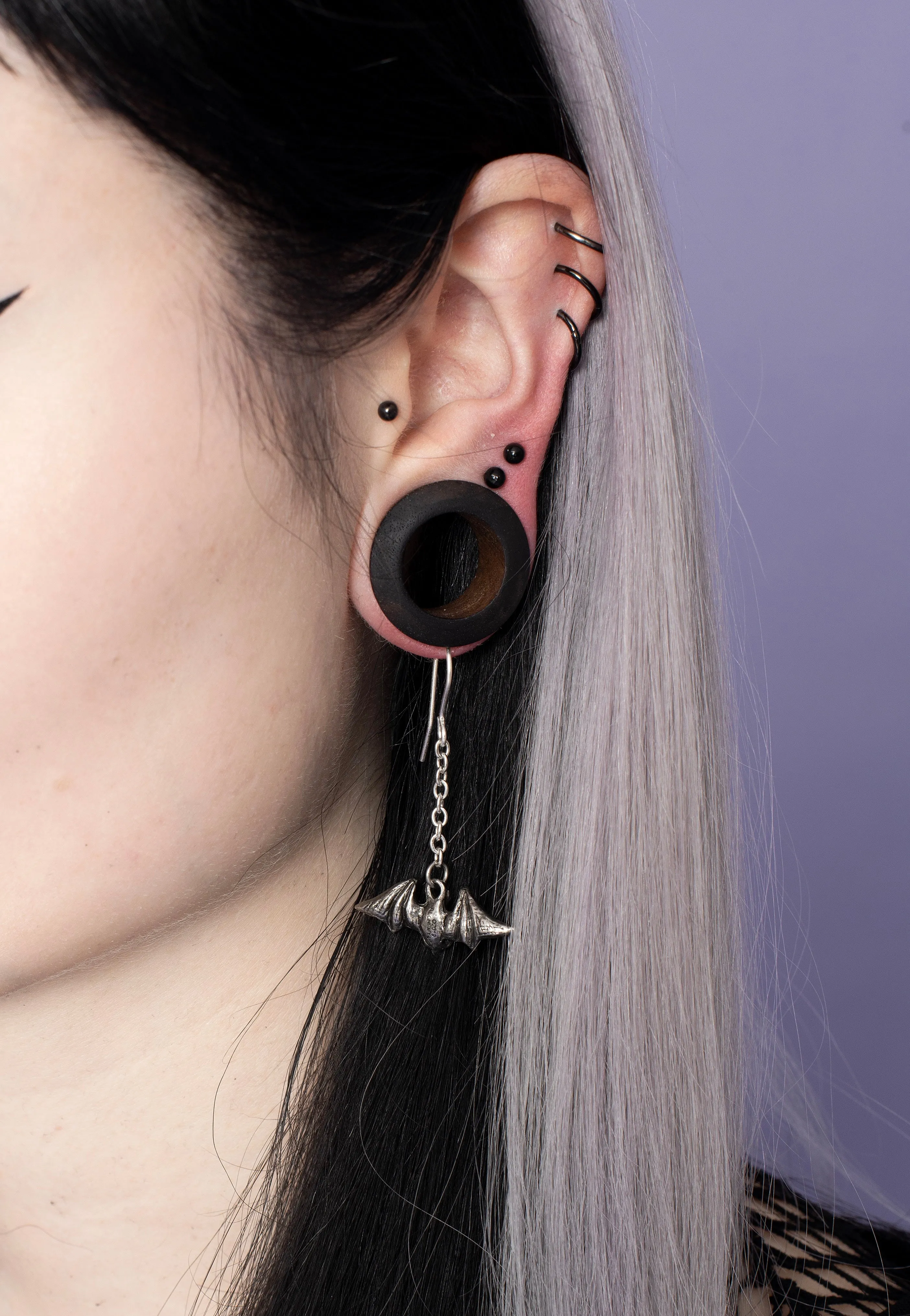 Alchemy England - Kiss The Night Silver - Earrings
