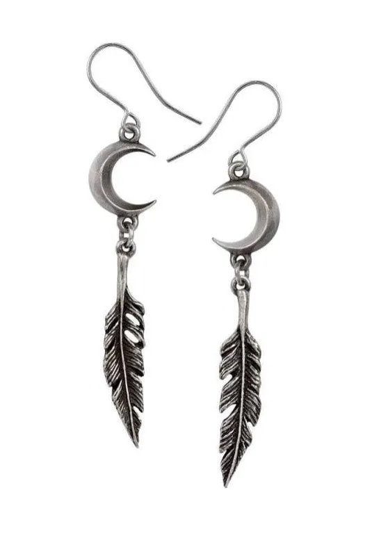 Alchemy England - Pagan Dream Catcher Silver - Earrings