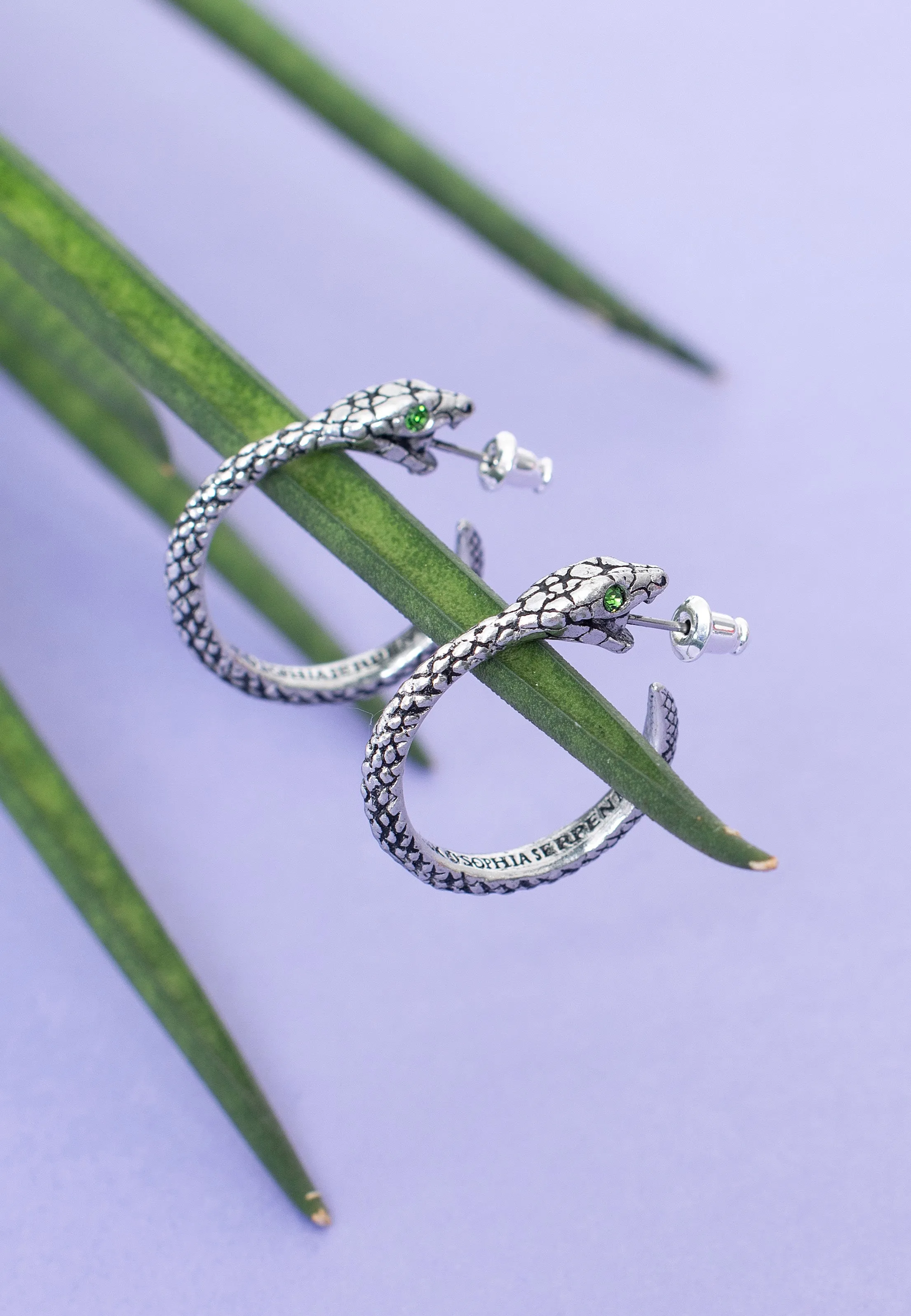 Alchemy England - The Sophia Serpent Silver - Earrings