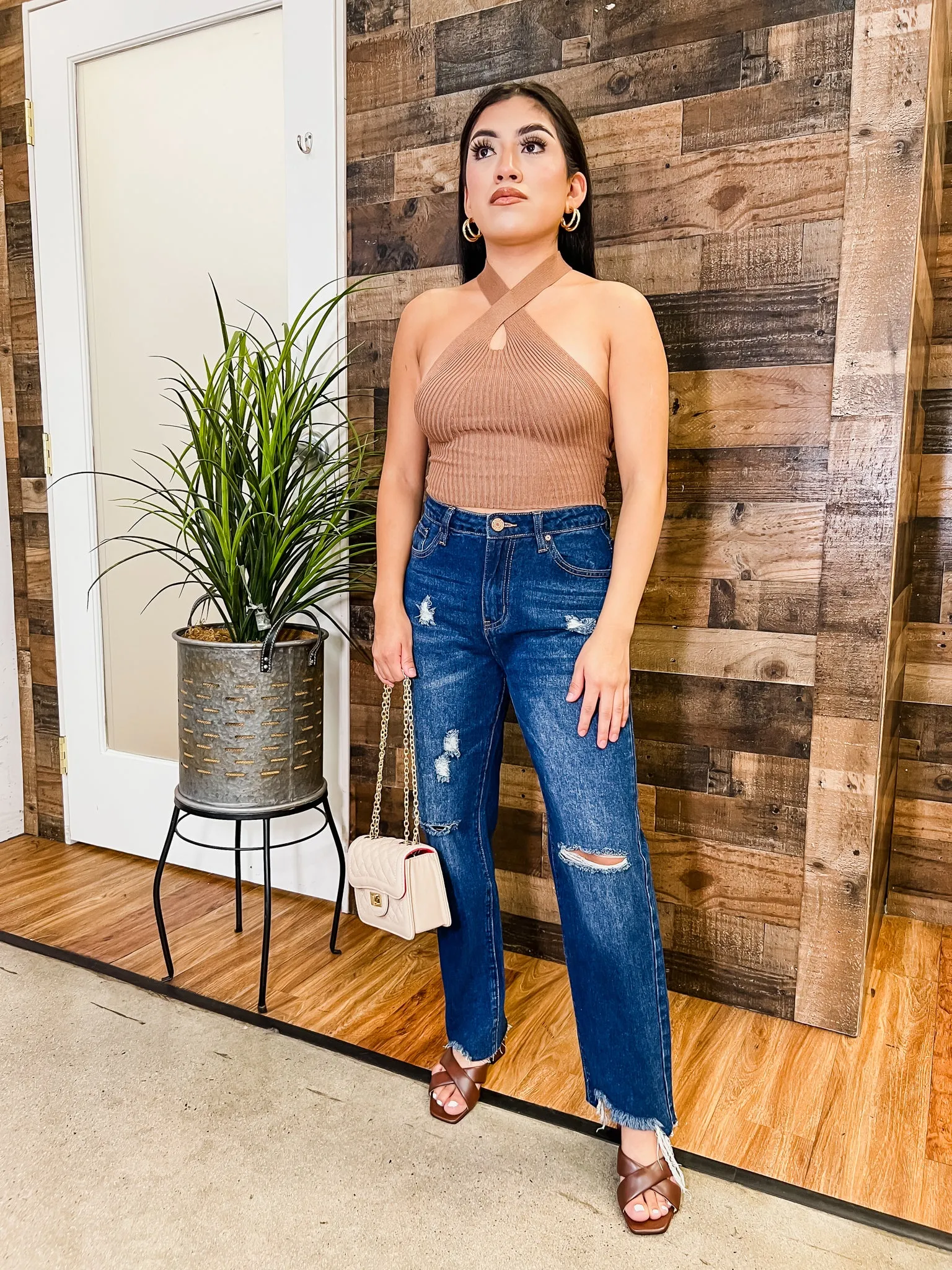Aleah Knit Halter Top