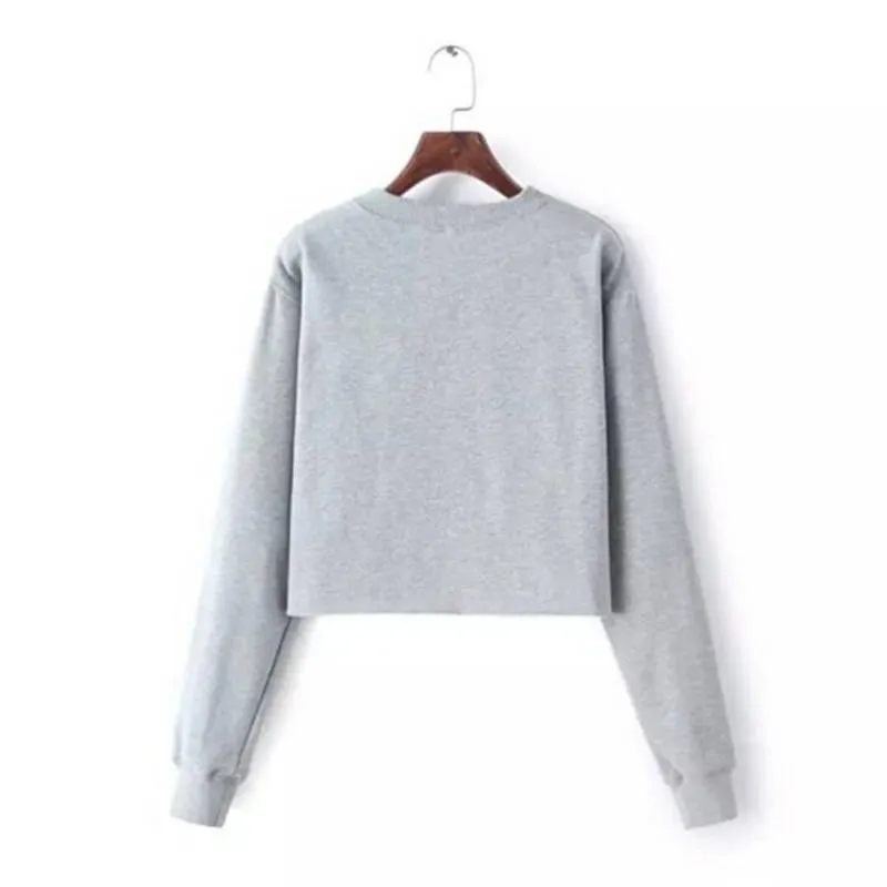 Alien Fleece Crop Top Sweater From Kawaii Stop