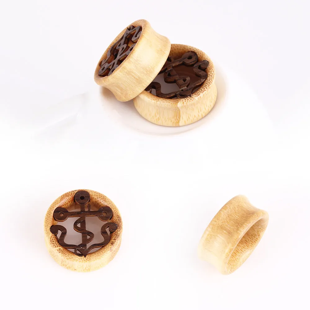 All Gauge Wooden Ear Plugs A