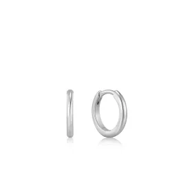 Ania Haie Silver Huggie Earrings E035-14H