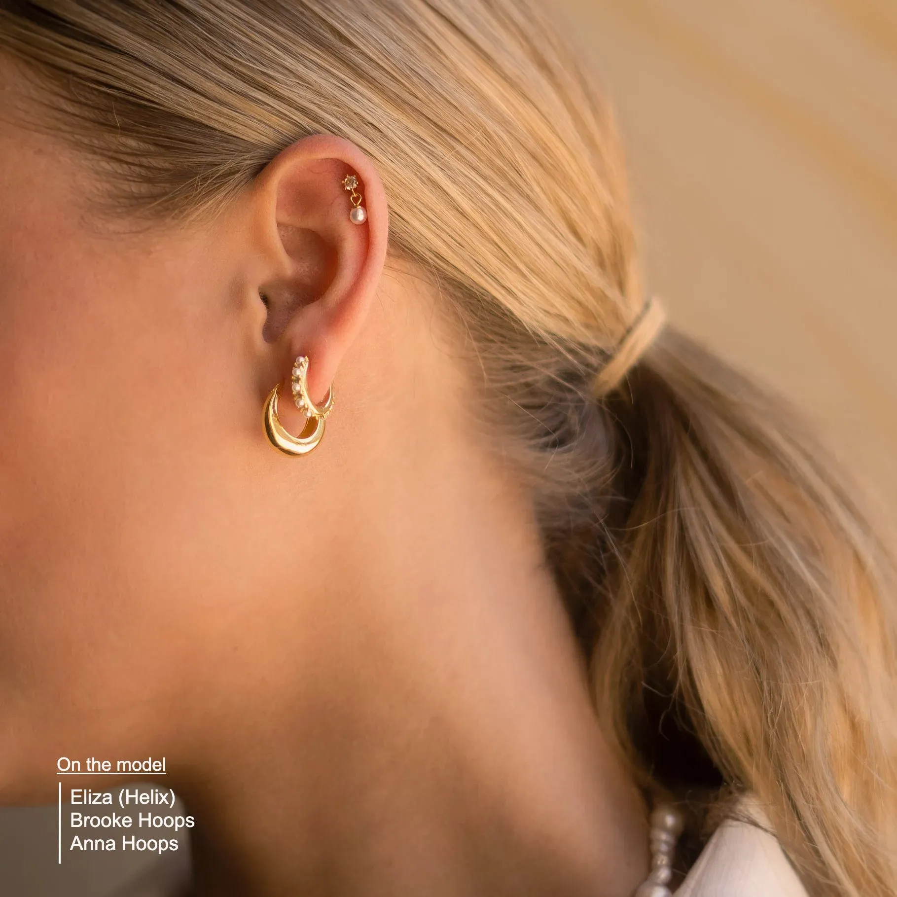 ANNA CHUNKY HOOPS 1,2CM