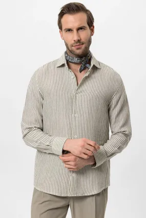 ANT Striped Men's Shirt - Miramar