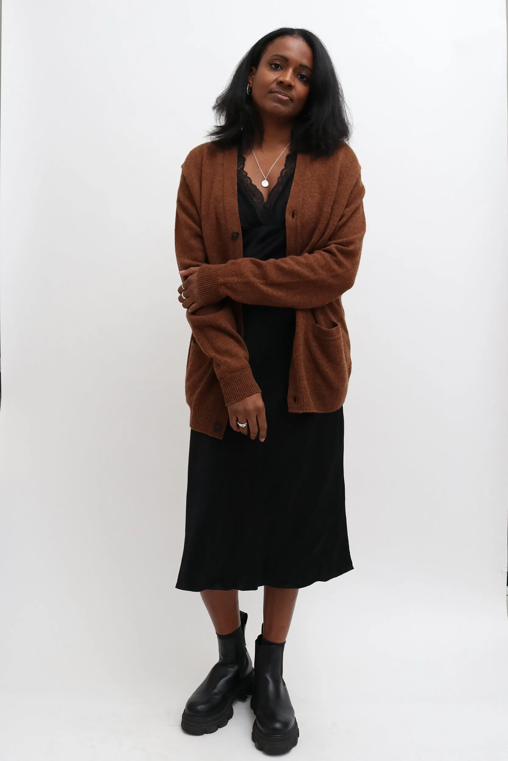 Arket Midi Bias Cut Slip Dress