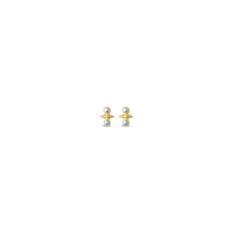 Atlas Earrings - Pearl