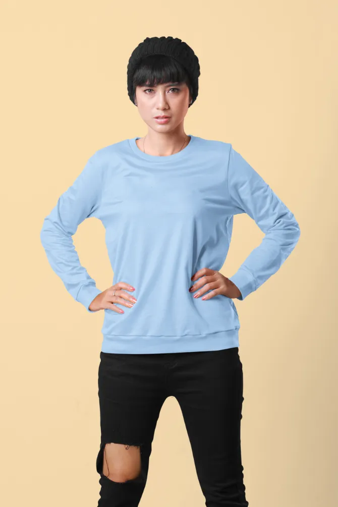 Baby Blue Sweatshirt for women