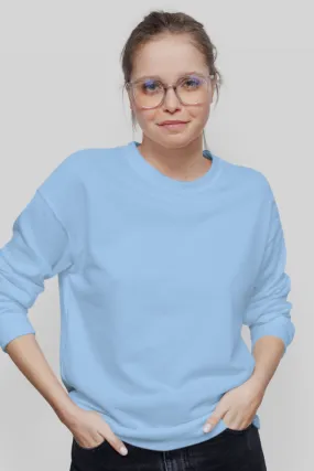 Baby Blue Sweatshirt for women