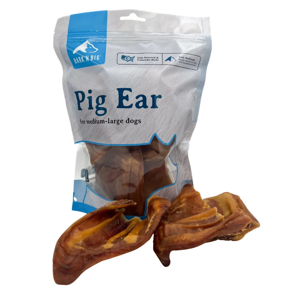 BarkNBig USA Pig Ear Dog Treat