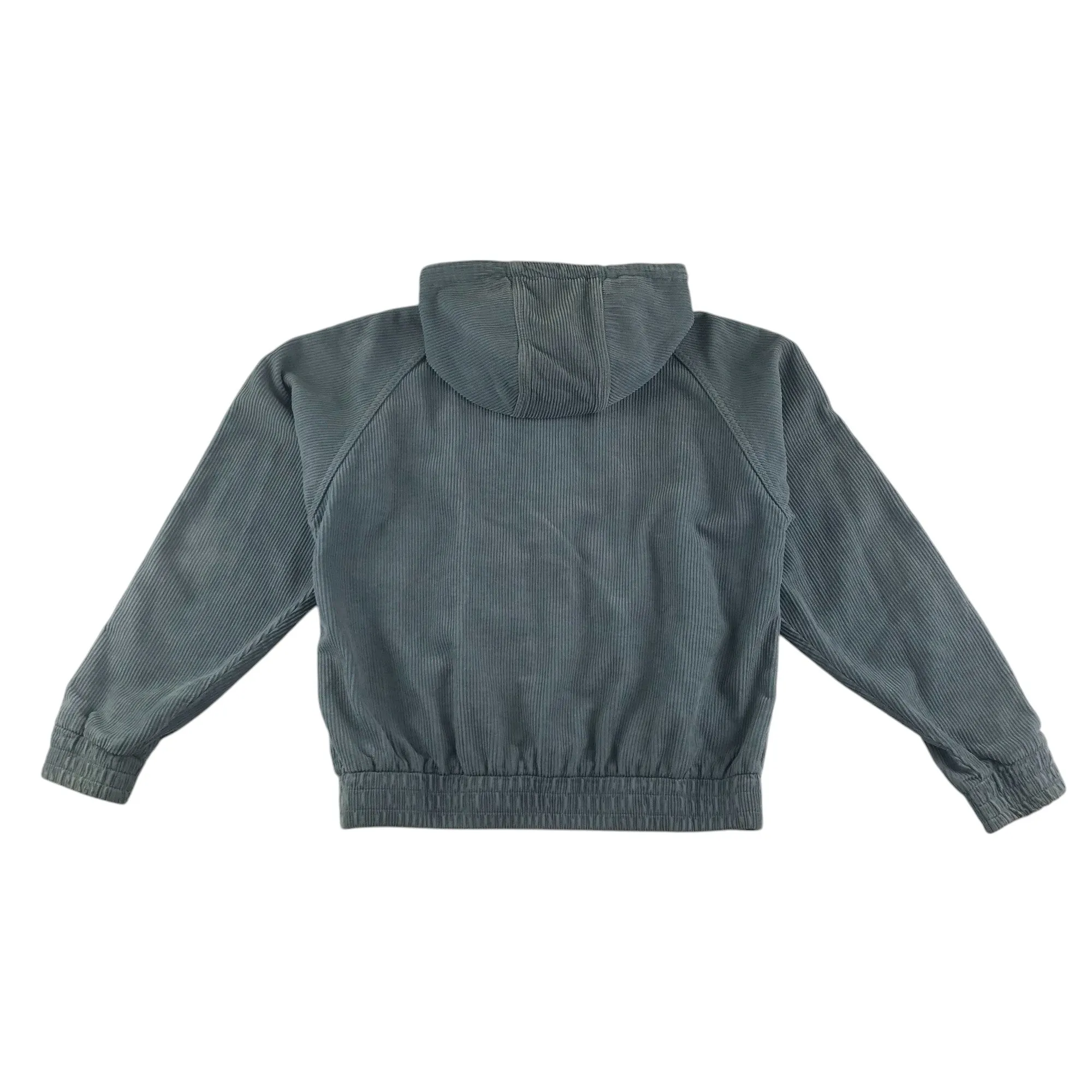 BDG light jacket adult size XS dusty blue cropped corduroy hooded cotton