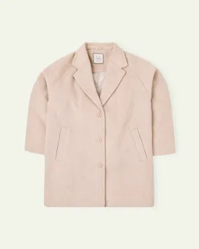 Beige Oversized Coat