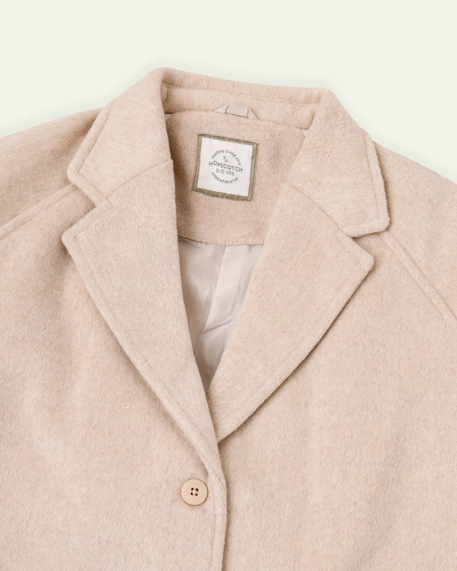 Beige Oversized Coat