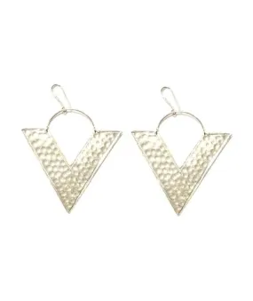 Big Triangle Earrings