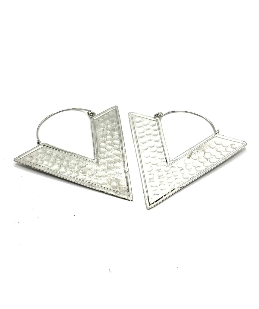 Big Triangle Earrings