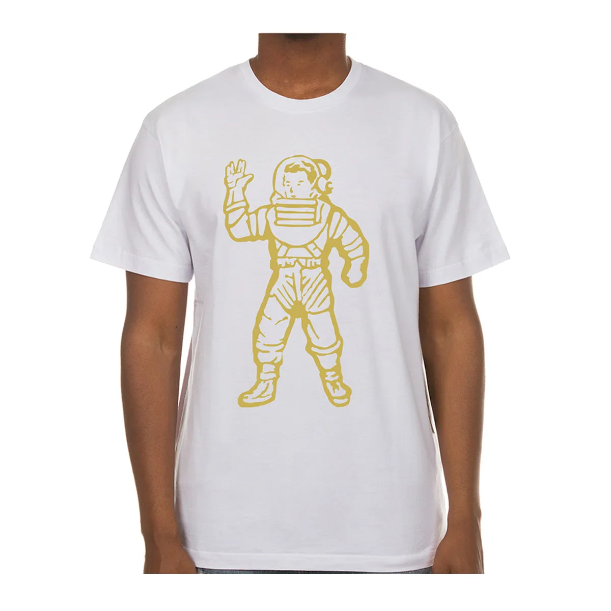 Billionaire Boys Club Mens Molecules Temp Color Change Print Crew Neck T-Shirt 6207-006 White