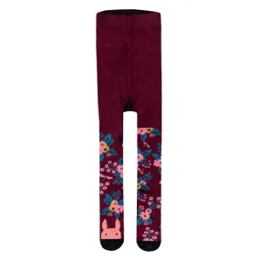 Billy Loves Audrey - Tights - Garden - Plum