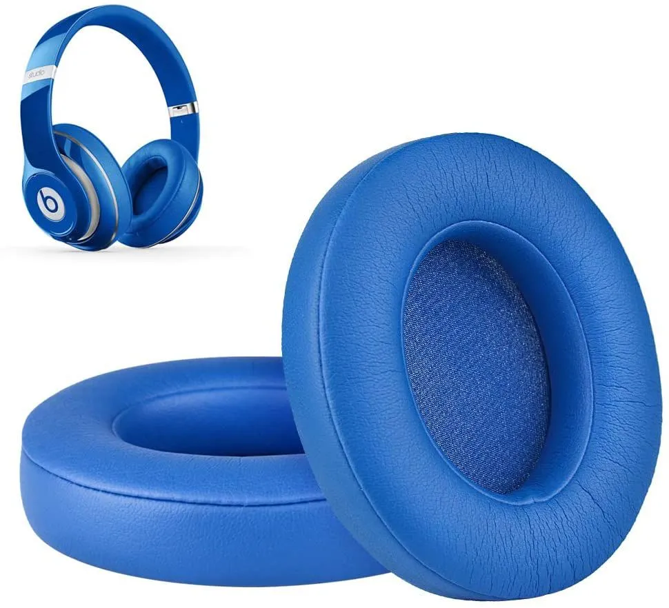 Blue Replacement Ear Pads Cushions-Ear pads for Beats Studio 2.0  and 3
