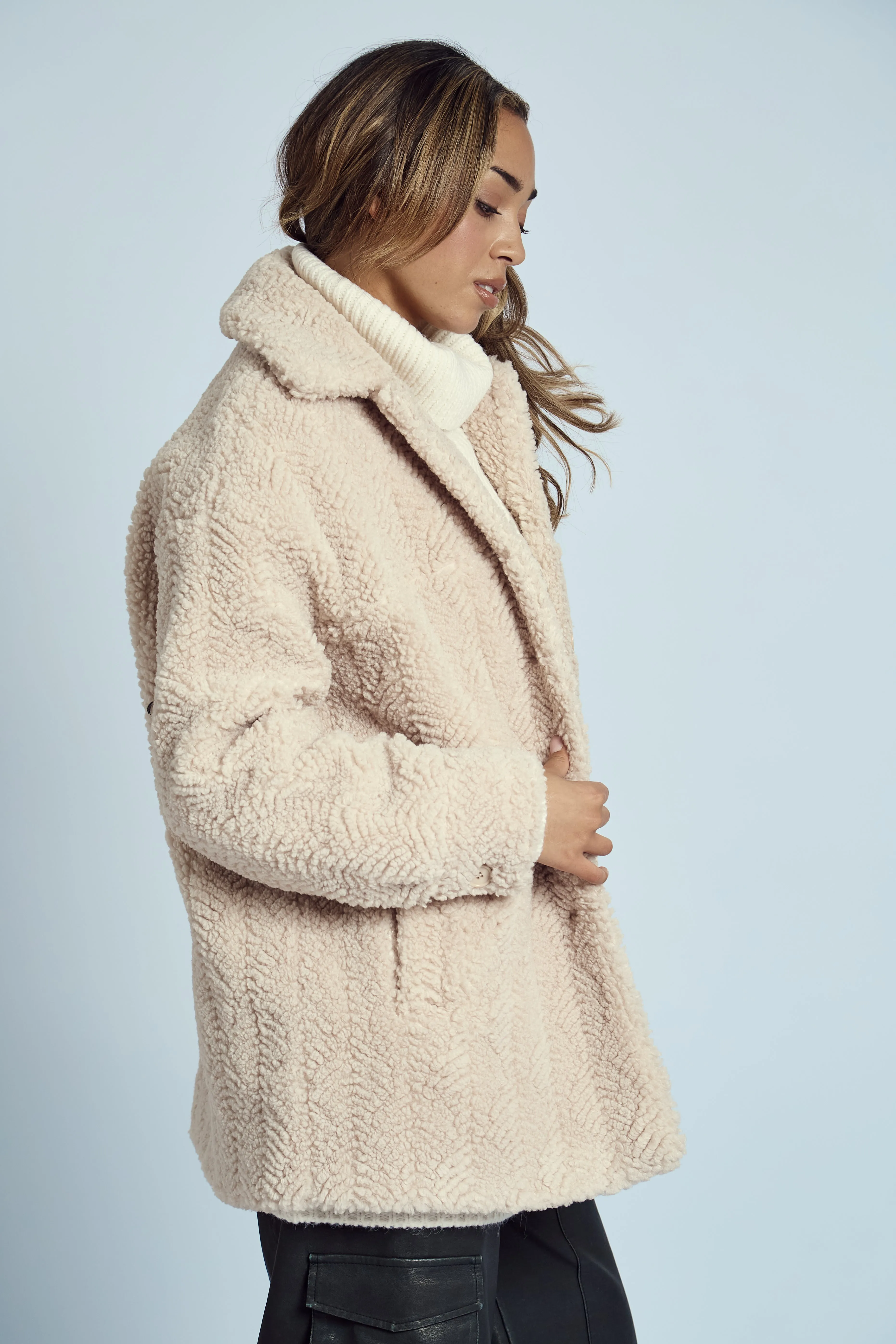 BOUCA BOUCLE SHERPA JACKET