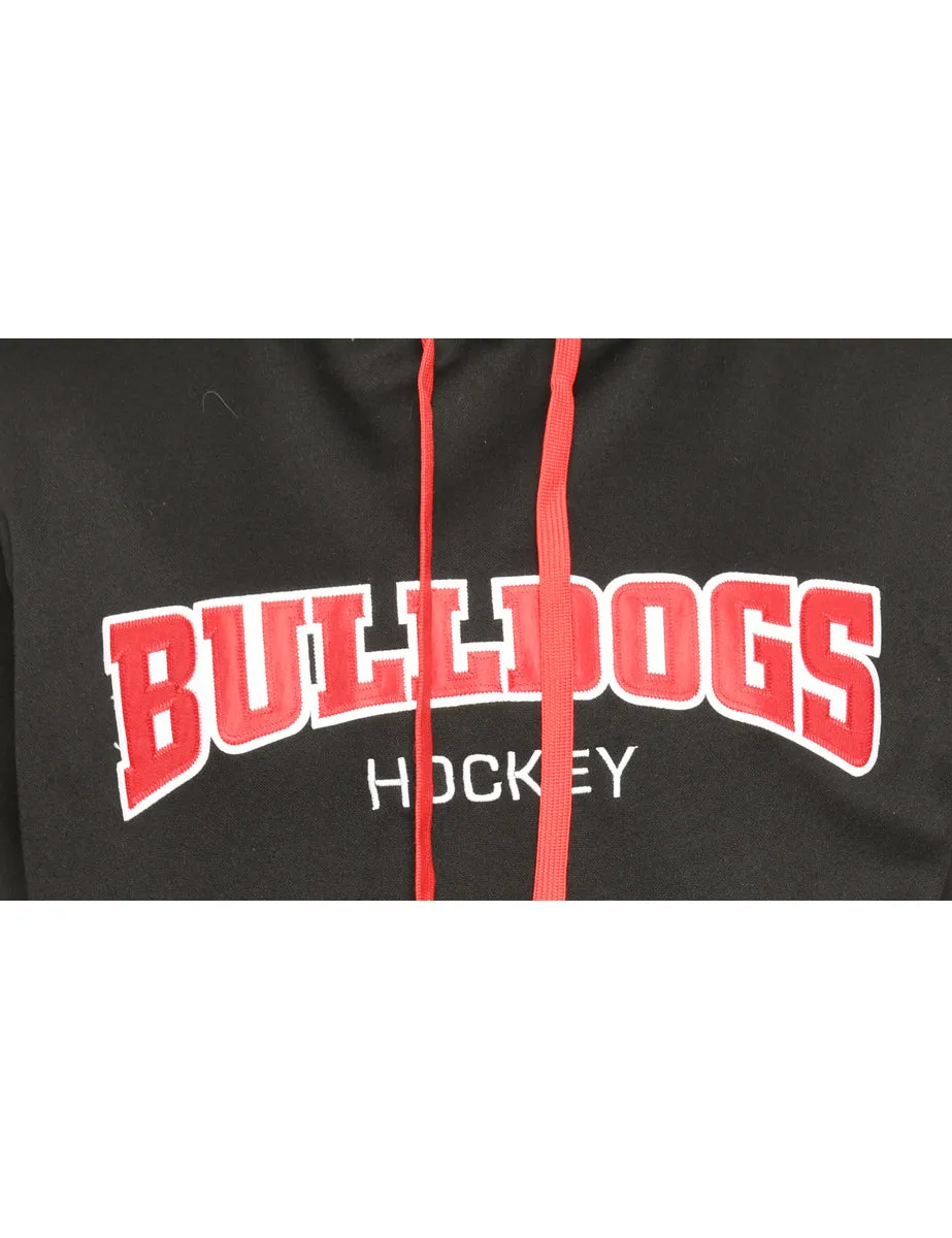Bulldog Hooded Sports Sweatshirt - M