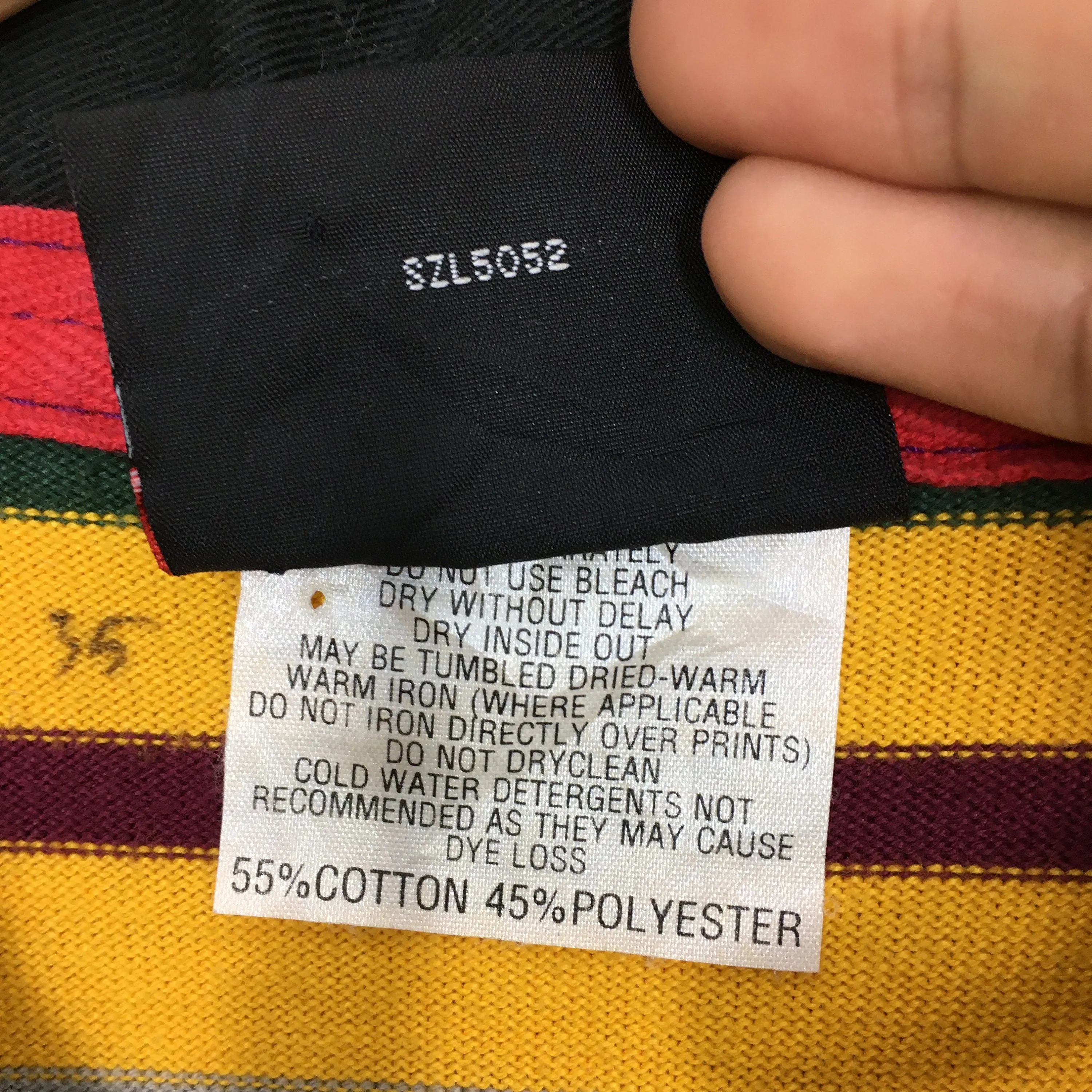 Canterbury Of New Zealand Rugby Stripes Shirt XLarge